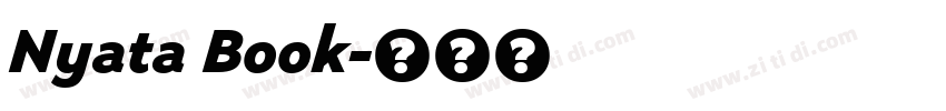 Nyata Book字体转换